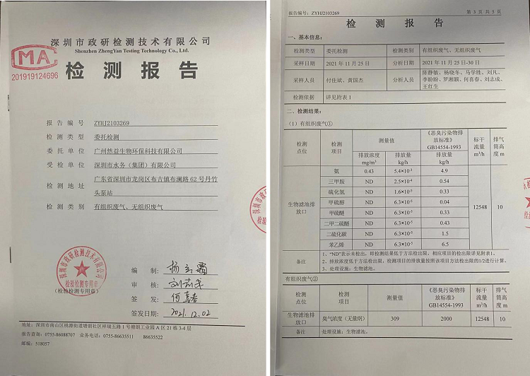 生物法廢氣處理除臭設備技術